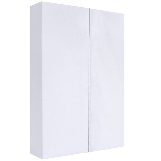 Prześcieradło bawełniane 160x210cm białe -zdjęcie numer 2