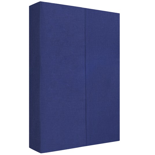 Prześcieradło bawełniane 160x210cm granatowe -zdjęcie numer 2