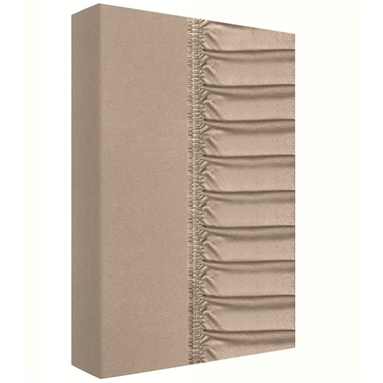 Prześcieradło jersey z gumką 140x200+25cm latte -zdjęcie numer 2
