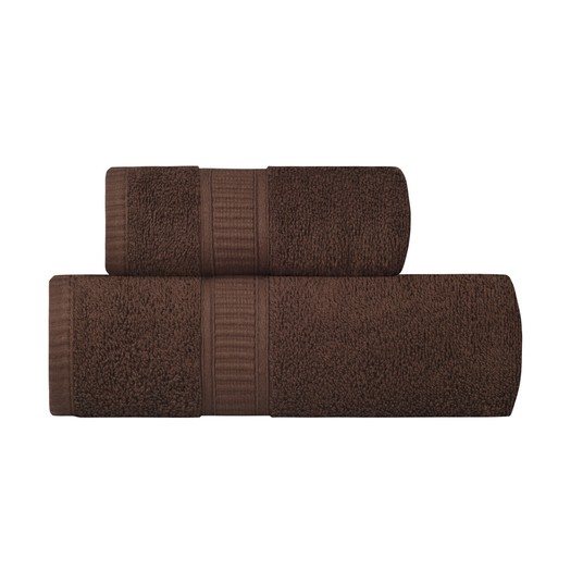 Ręcznik CHARLIE 50x90, 500 g/m2 Brązowy -zdjęcie numer 1
