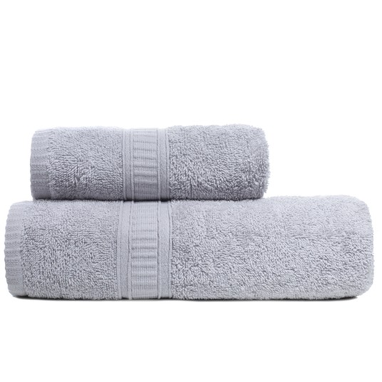 Ręcznik CHARLIE 70x140, 500 g/m2 Srebrny -zdjęcie numer 1