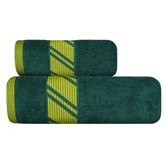 Ręcznik "ORION" 70x140 500g/m2 Szmaragd -zdjęcie numer 2