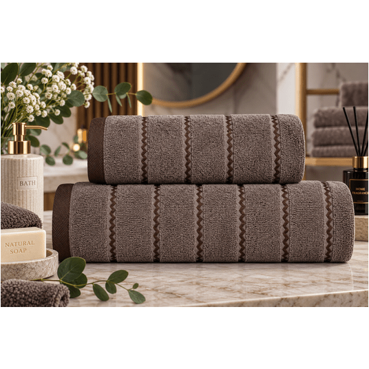Ręcznik "OSCAR" 50x90 550g/m2 Latte -zdjęcie numer 1