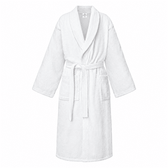 Szlafrok Frotte Napoli 350g/m2 rozmiar S/M biały -zdjęcie numer 3