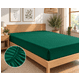 Prześcieradło jersey z gumką 220x200+25cm zielony -zdjęcie numer 1