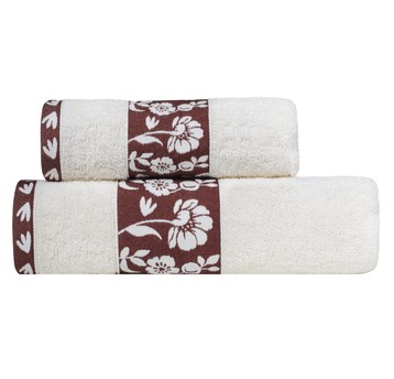Ręcznik "FLORA" 70x140 450g/m2 Ecru