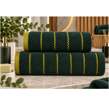 Ręcznik "OSCAR" 50x90 550g/m2 Ciemny Zielony