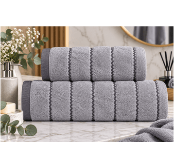 Ręcznik "OSCAR" 50x90 550g/m2 Jasny Szary